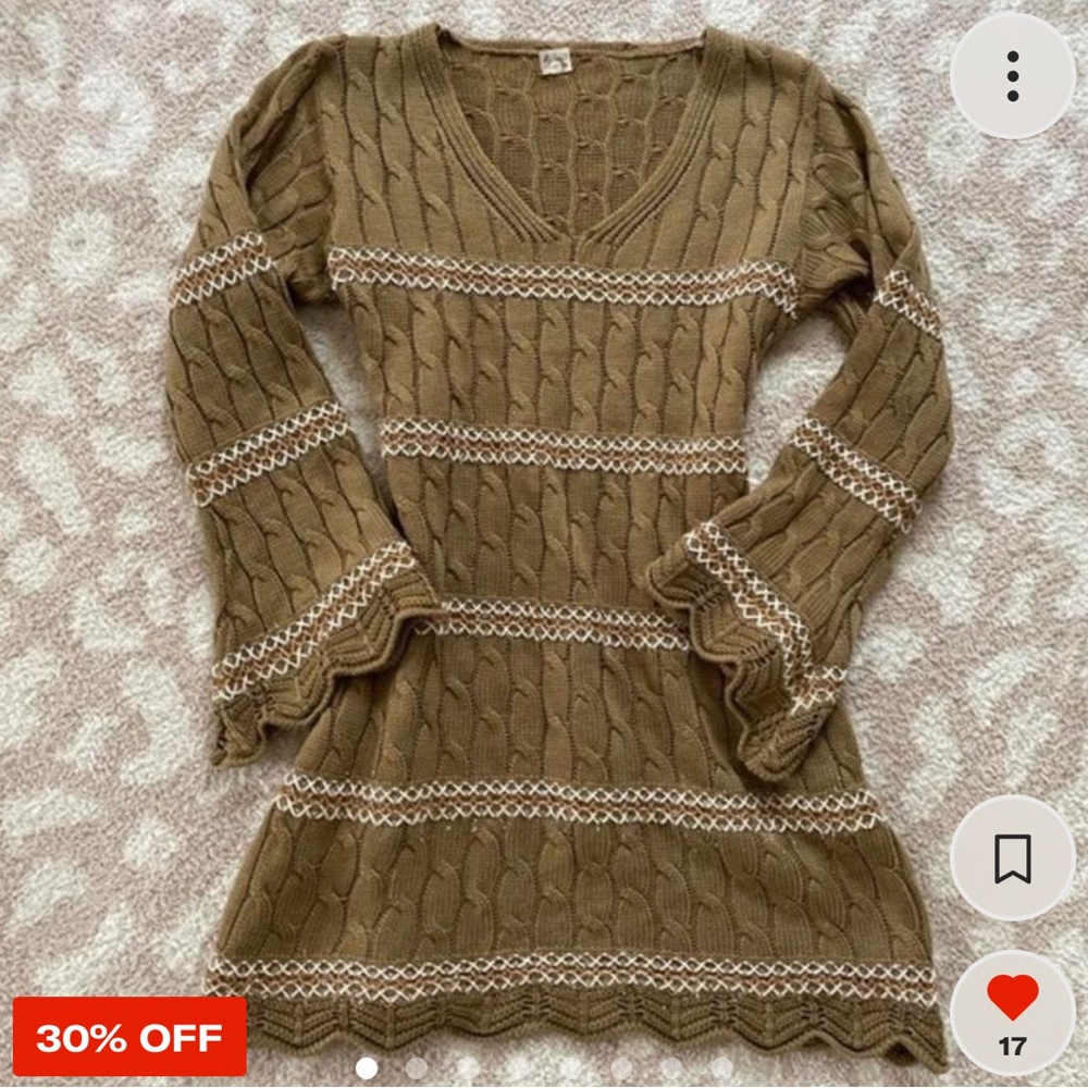 Brown Vintage Dress